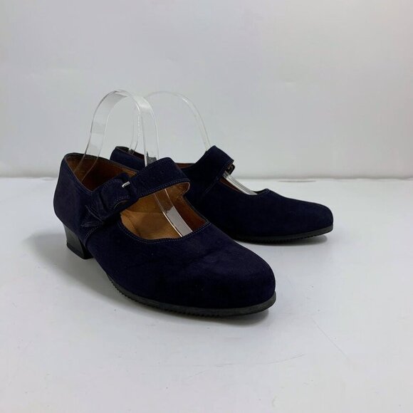 Beautifeel Women's Mary‎ Jane Suede Thick Strap And Buckle Heel Shoe Size 8/41 - Picture 2 of 15